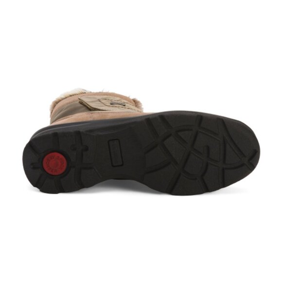 NEW IMAC Suede Winter Booties With Tex Membrane IN taupe for women 1225 5m3 - Picture 7 of 8